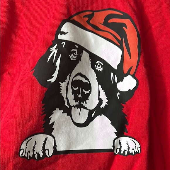 Women’s XL red cotton santa paws Christmas  Sweater - Picture 10 of 15